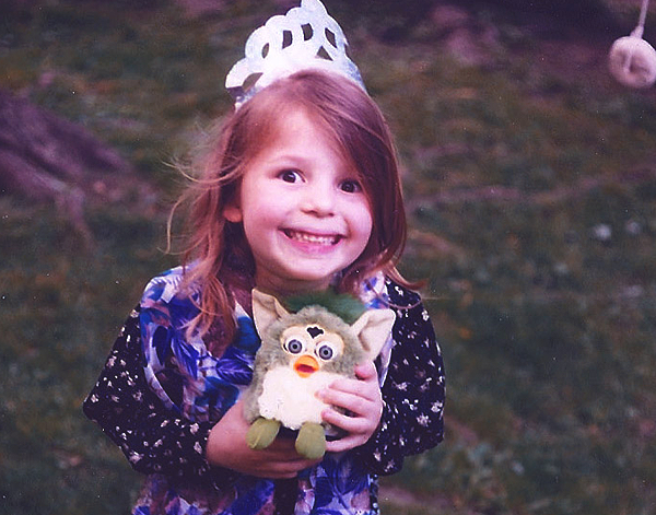 Little girl smiling